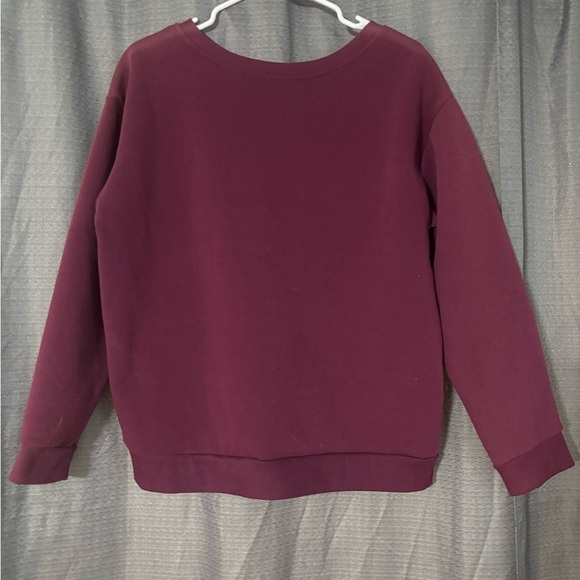 JUST BE Women's Burgundy Sweater - Picture 2 of 4